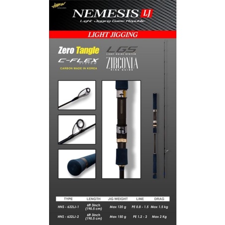 Joran Jigging Harrow Nemesis Light Jigging