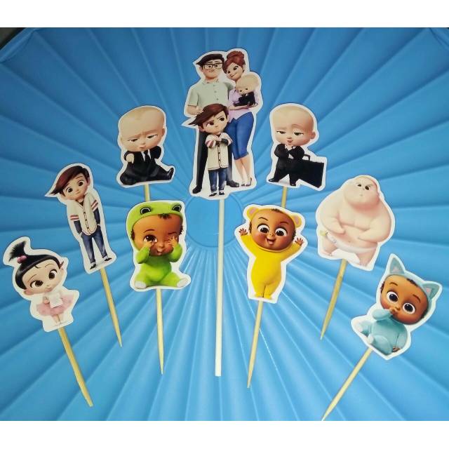 topper baby boss hiasan kue