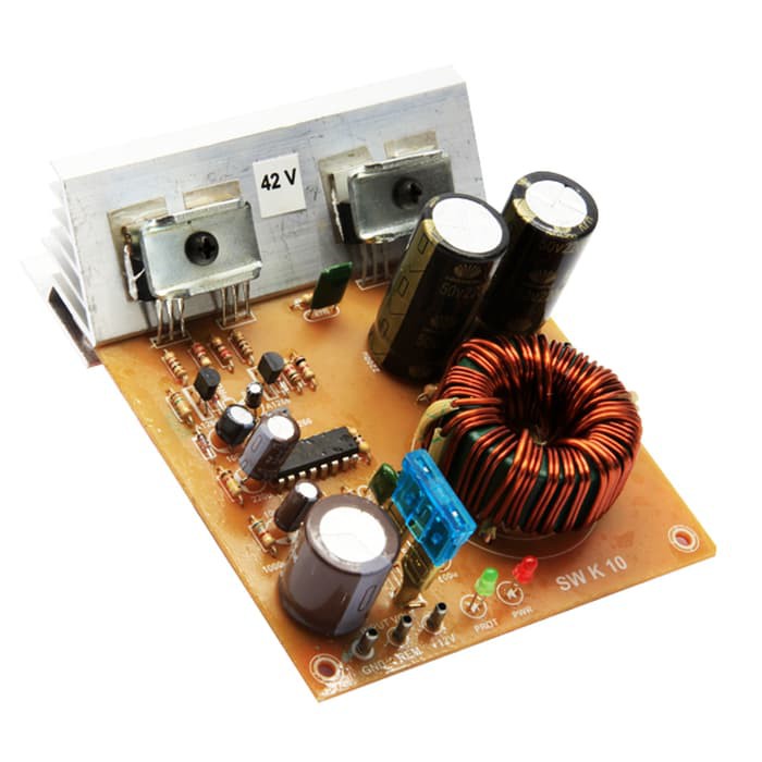 KIT INVERTER 42 VOLT CT INPUT 12 VOLT CONVERTER DC TO CT BELL BGR 12V KE 42V CT AUDIO CONVERTER