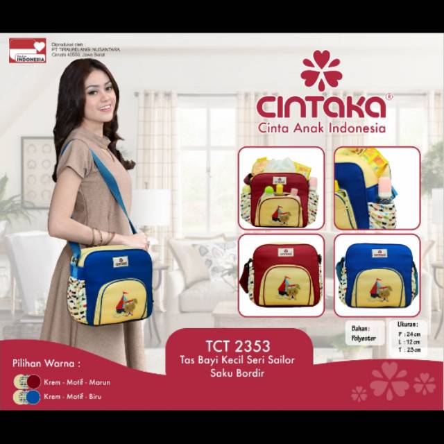 Chintaka Tas bayi KECIL seri Sailor TCT2353 seri Animalia CBT3153