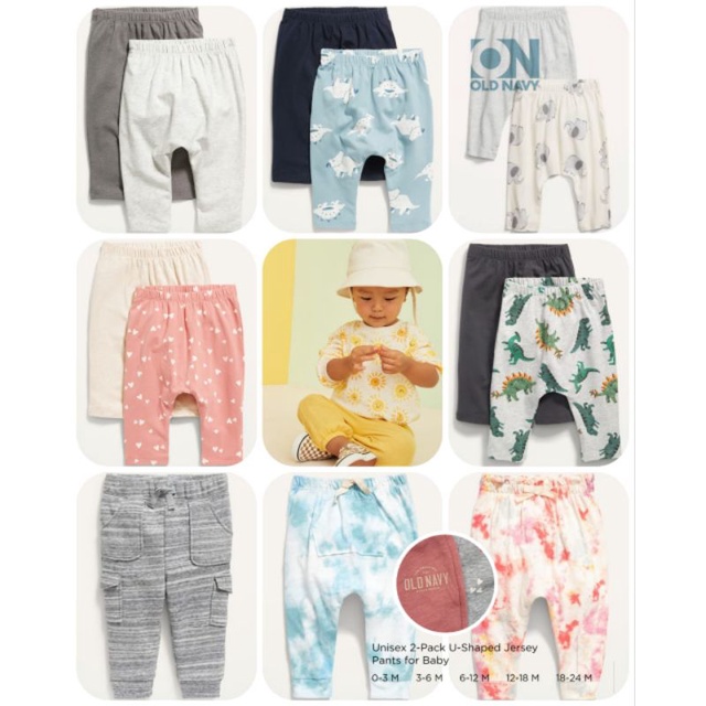 PHI287 Celana Jogger Anak Bayi Laki Laki Anak Perempuan Old Navy Baby Pants