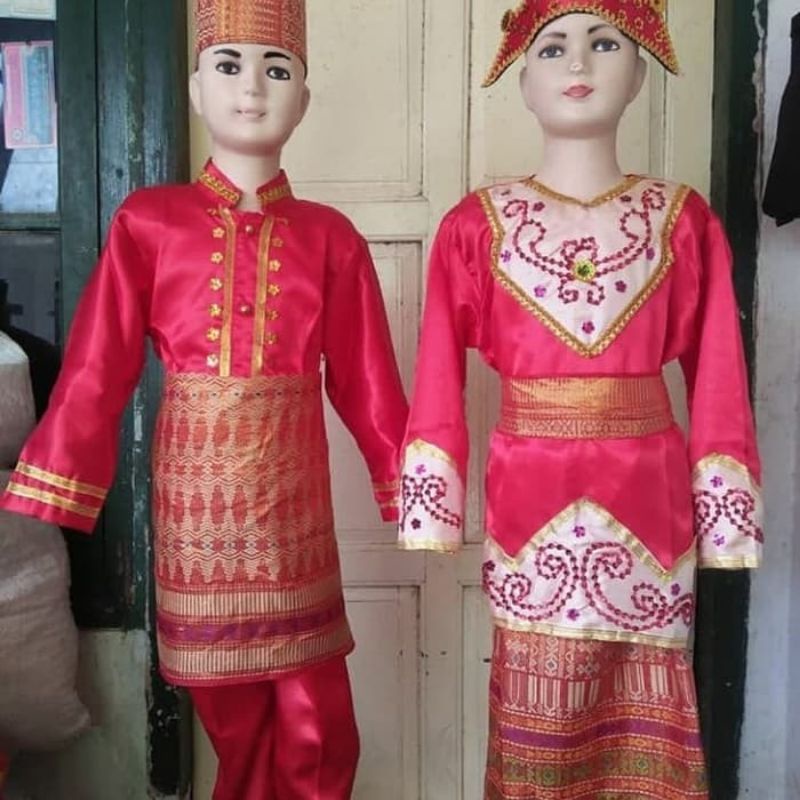 Baju Adat Palembang Anak TK - SD / Pakaian Adat Anak