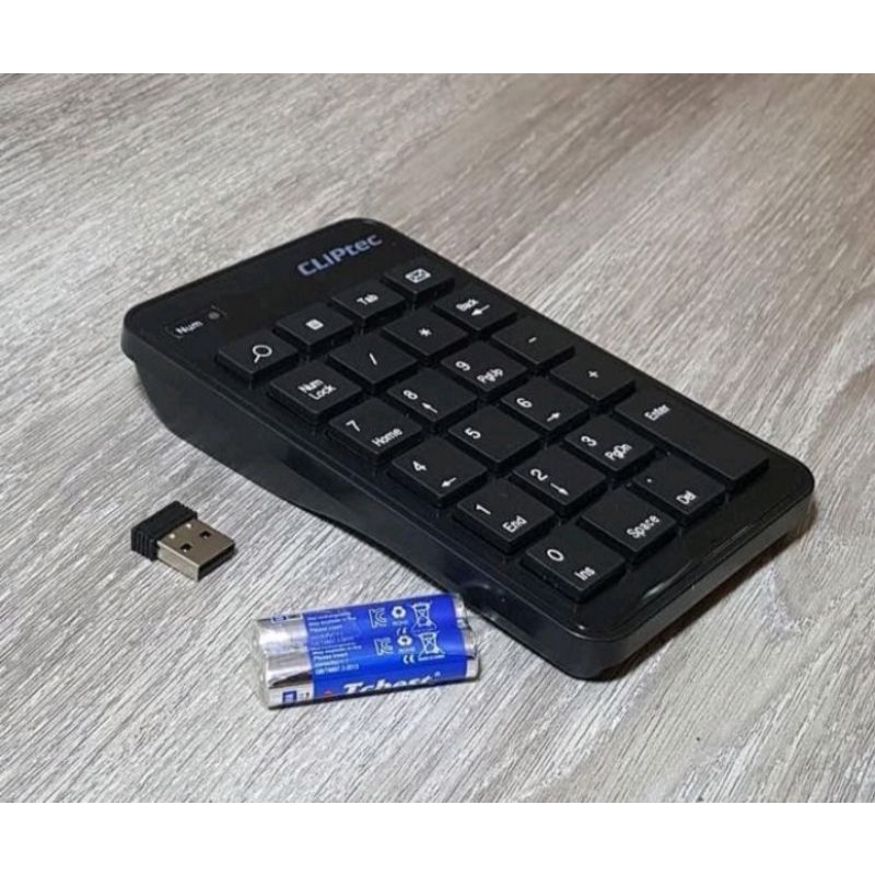 Keyboard Numerik Wireless Cliptec RZK 222 / Numpad Keypad Keyboard Numeric