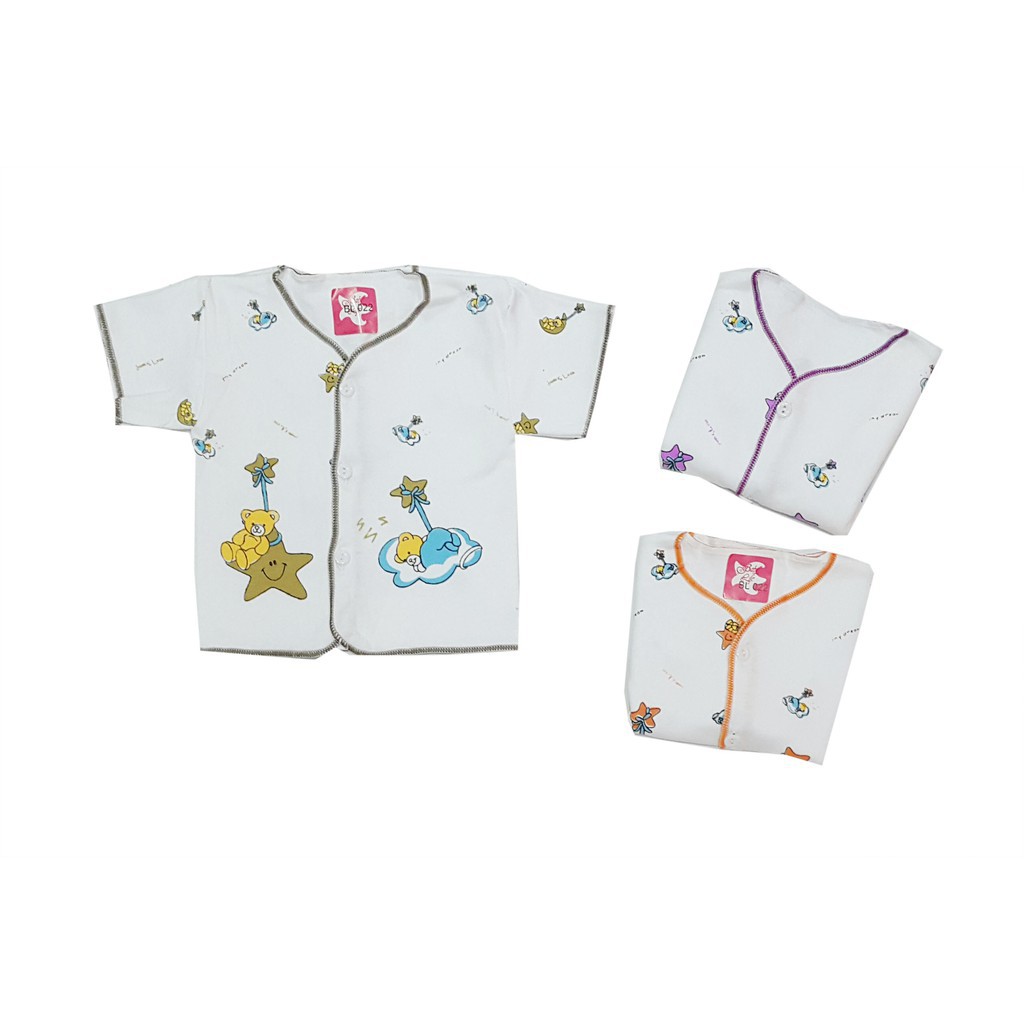 SALE !!! Baju Baby Life lengan Pendek Atasan Bayi Murah Berkualitas 6pcs