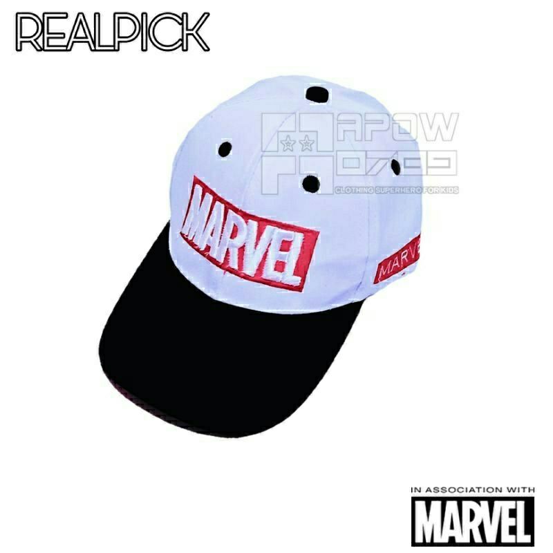 TOPI ANAK LAKI LAKI MOTIF MARVEL BORDIR TOPI ANAK TERBARU BASEBALL