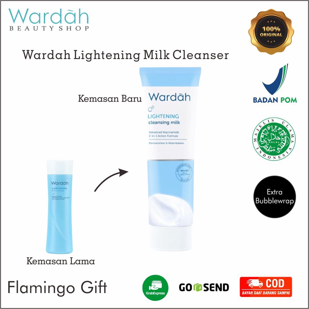 Wardah Lightening Cleansing Milk 100 ml - Milk Cleanser