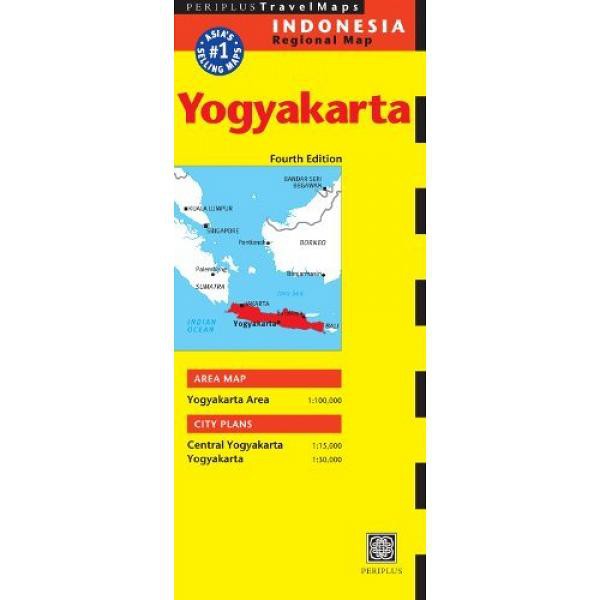 Yogyakarta Travel Map Fourth Edition (Periplus Travel Maps) - 9780794607234 - Buku Ori Periplus