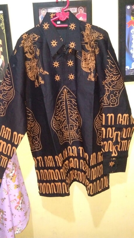 Batik Solo Kemeja Batik Panjang Gunungan Emas Florist Batiksoloamanah
