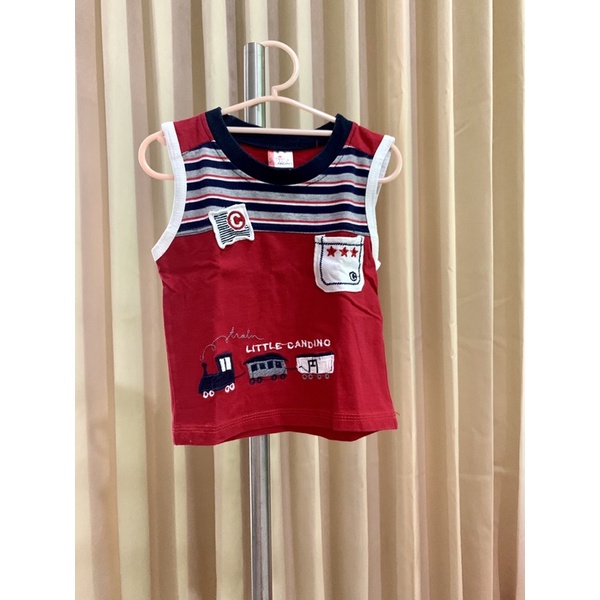 Baju anak little candino tanpa lengan preloved