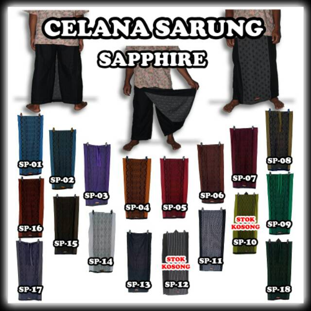 Celana Sarung Dewasa Sapphire