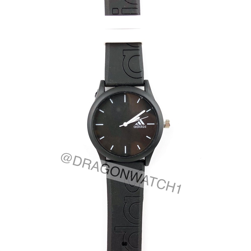 [COD✅] Jam tangan wanita pria silikon fashion Gaya semanggi klasik watch rubber Unisex   S1148