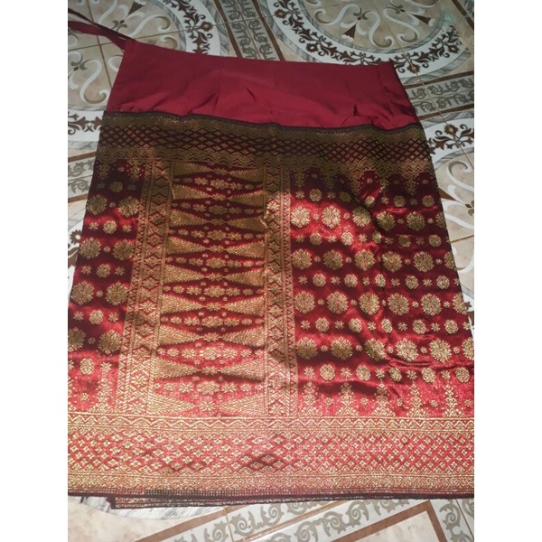 kain/rumpak tenun asli motif cantik manis