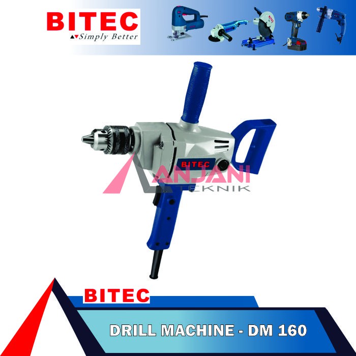 Jual Mesin Bor Tangan Listrik Mm Bitec Dm Drill Machine Mm