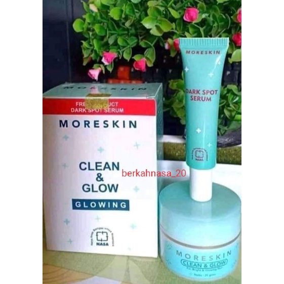 Moreskin clean and glow free serum