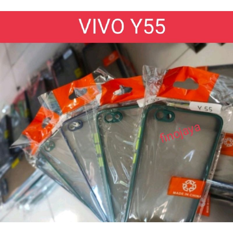 Case Aero My choice Vivo Y55 Vivo Y55S Vivo 1610 Silikon Softcase Casing Dove Pelindung Camera