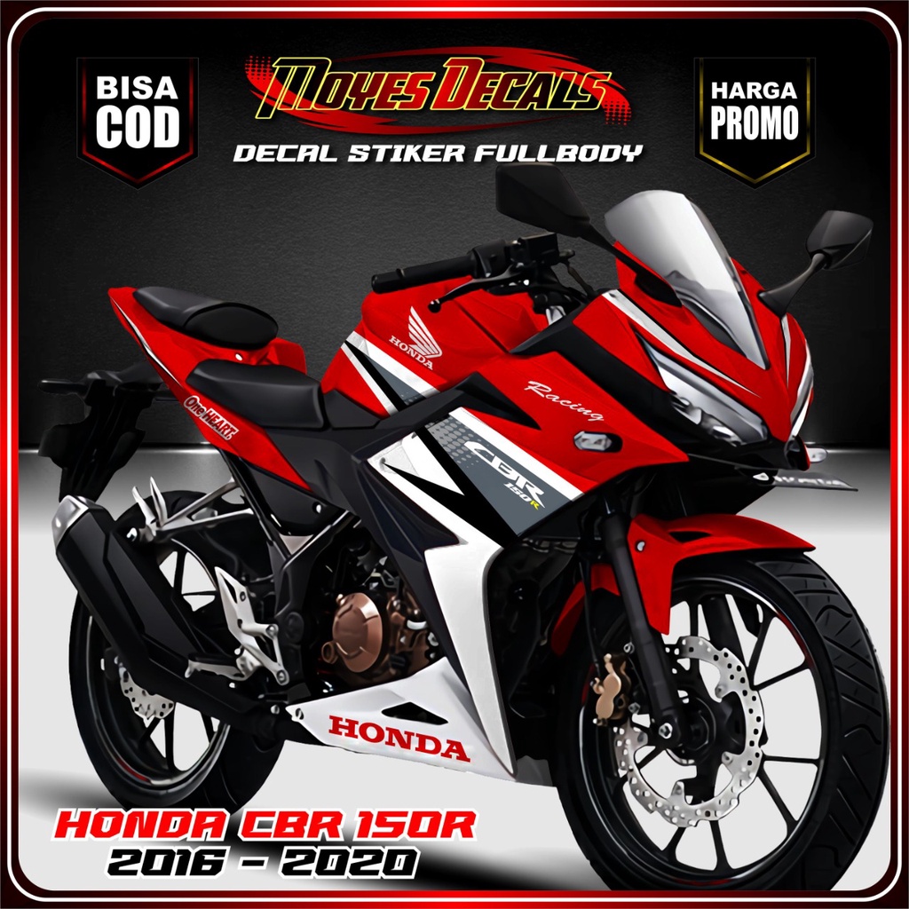 BISA COD Decal CBR150R 2016 Full Body Decal Motor CBR 150 Decal Honda CBR 150 R 2019