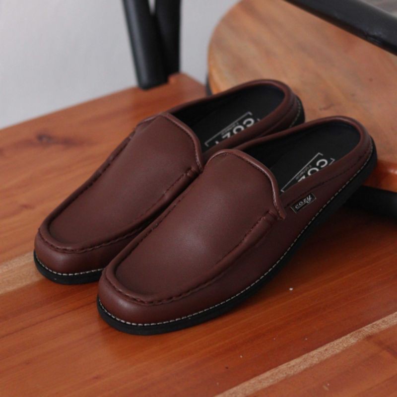 XSHOESBDG X COZY Sandal sepatu Pria Bustong Casual Pria Fashion Santai kondangan