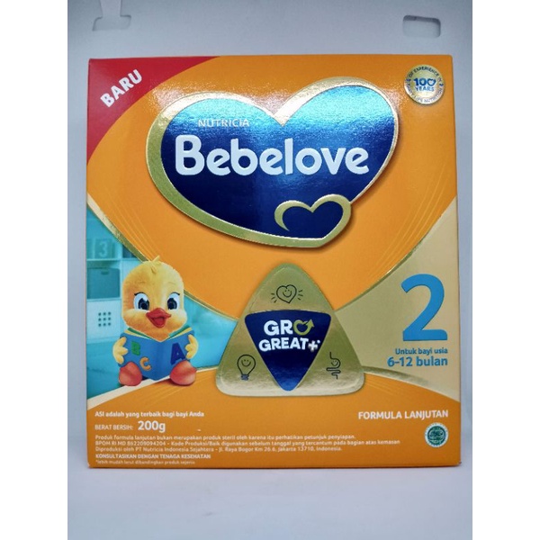 BEBELOVE 2 200 Gram  | SUSU UNTUK BAYI USIA 6-12 BULAN ED 05/2024