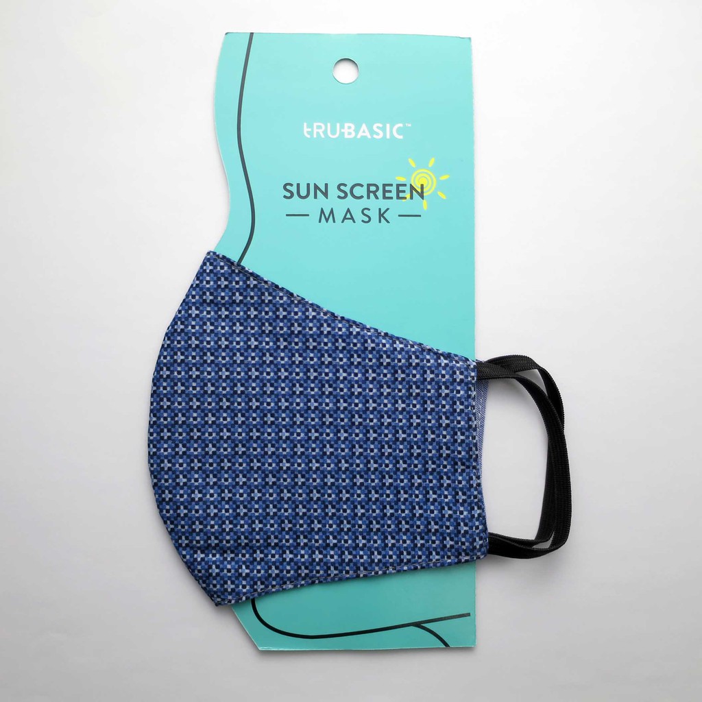 

Trubasic Masker Kain 2 Sisi - cotton Print biru