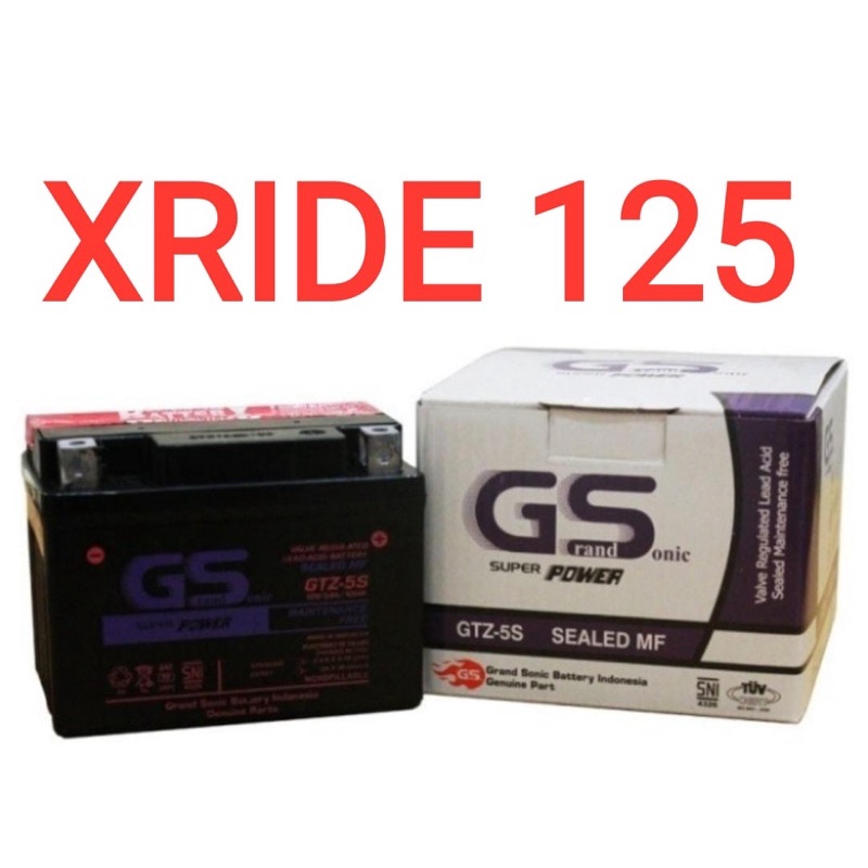 AKI MOTOR YAMAHA XRIDE 125 GTZ5S GS Y ACCU KERING MF