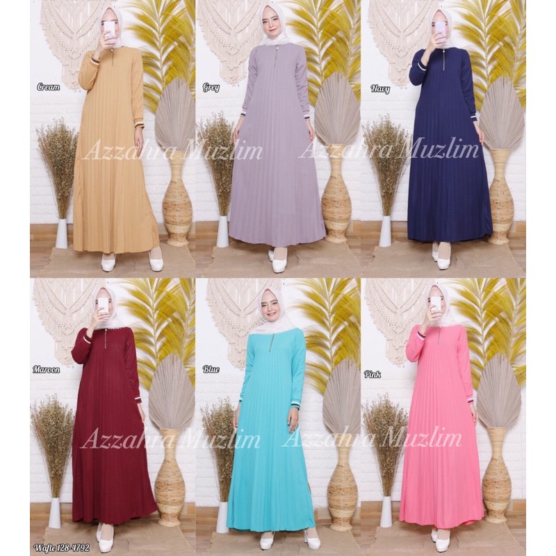 Gamis Plisket busui LD100 Fit XL Saku Kanan (1kg=3pcs) / R.13 - 128-4792