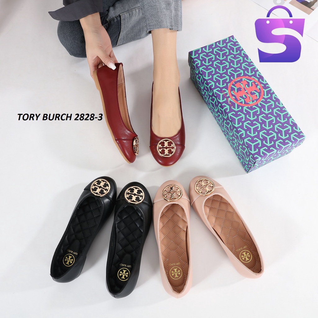 SEPATU WANITA FLAT SHOES KULIT 2828-3