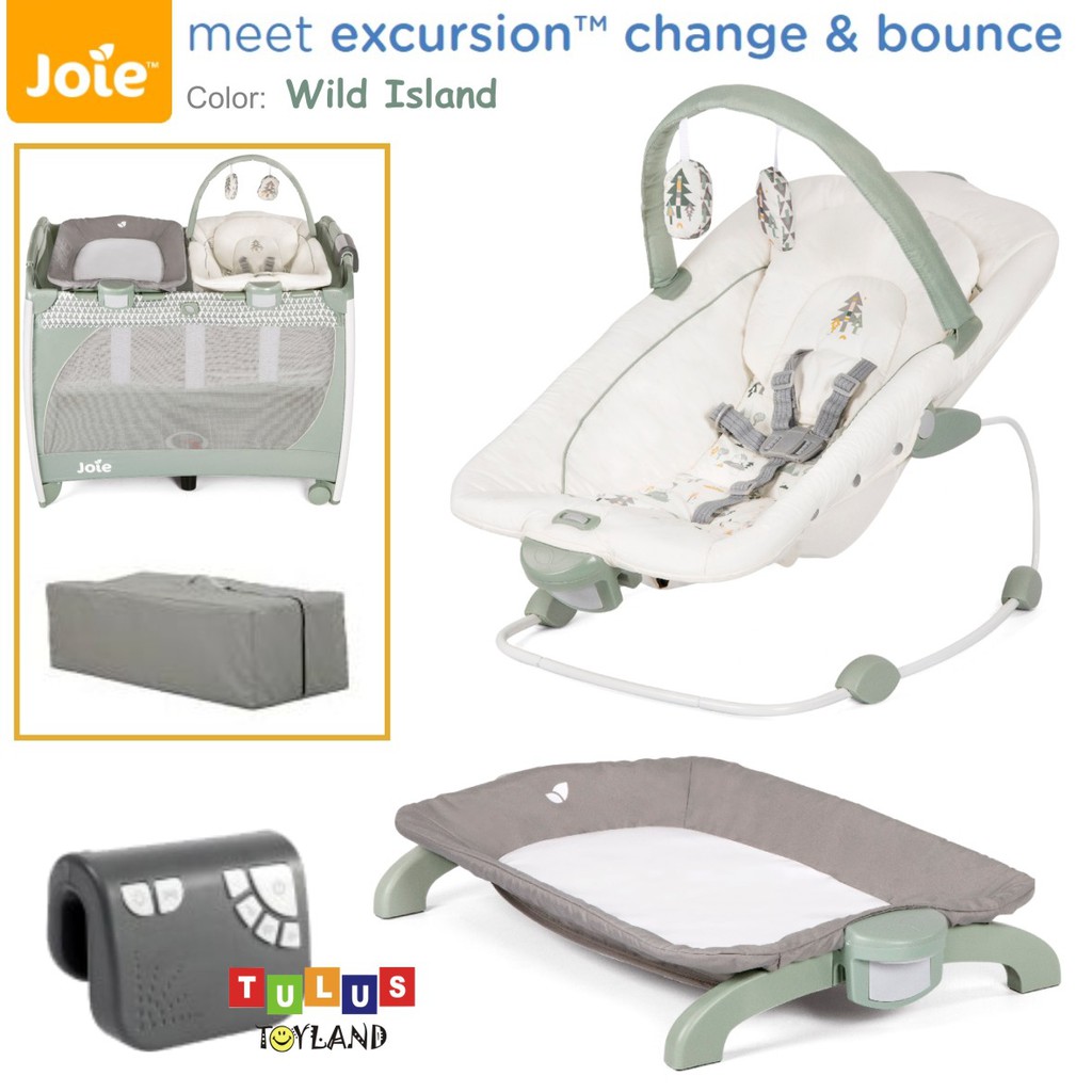 Box Baby Joie Excursion Change and Bounce Travel Cot Tempat Tidur Bayi Premium