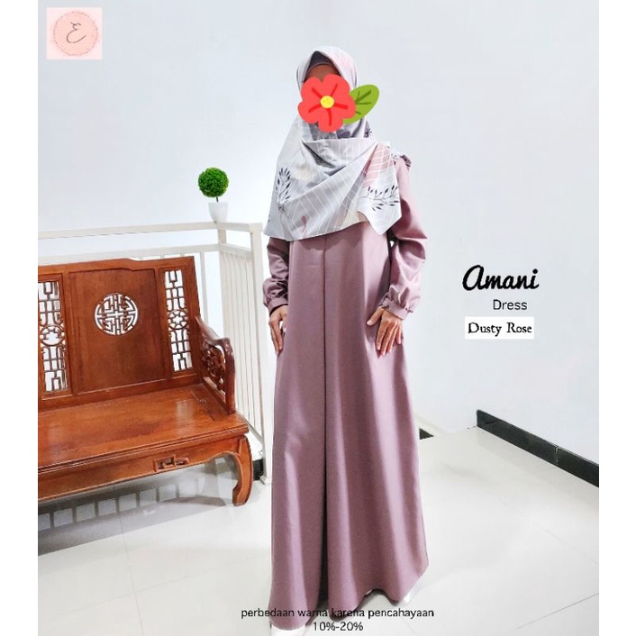 Gamis/ abaya/ dress Amani | bahan toyobo | busui friendly | 1 kg muat 3 baju | by Enyta