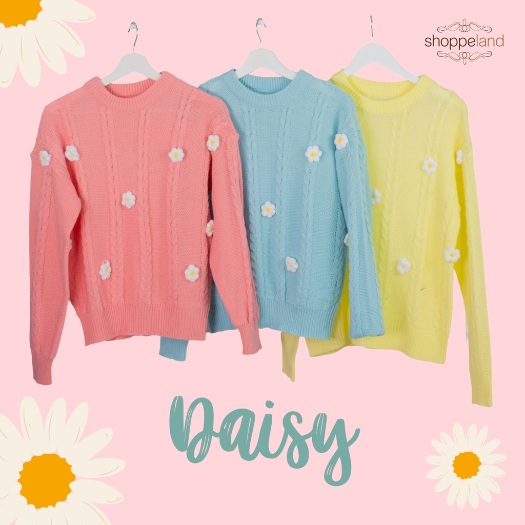 NEWSHOPPELAND - Daisy Sweater 3D Flower