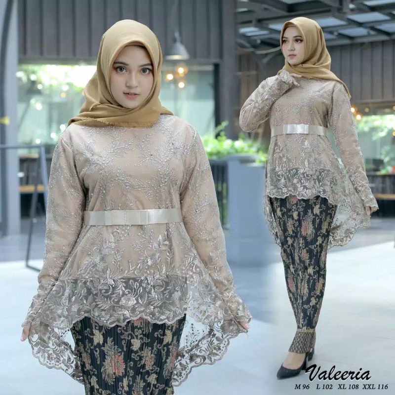 Set Kebaya Ica Spider Untuk Pesta/Wisuda baju kondangan remaja by Fanstore