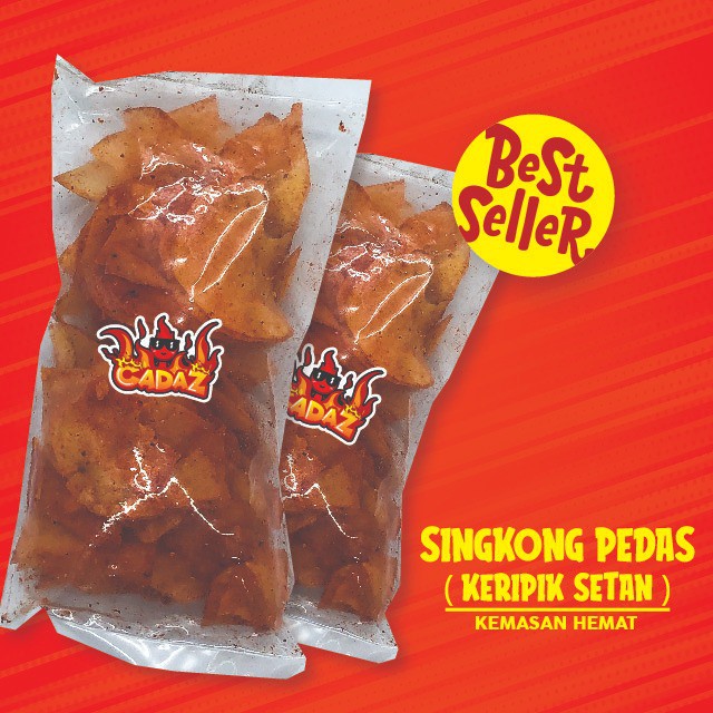 Jual Singkong Pedas Mampus Keripik Setan Kemasan Hemat Beli 10 Gratis