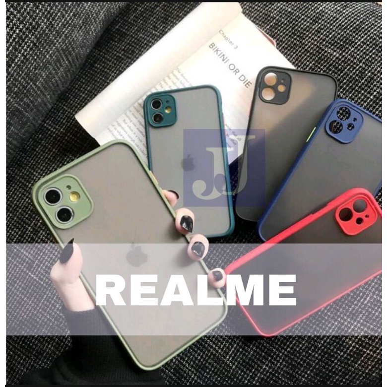 CASE HYBRID MATTE FUZE MY CHOICE DOVE CASING REALME C1 C2 C3 REALME 5 5i 5 PRO REALME 6 6 PRO C11 C11 2021 C12 C17 NARZO 50I 50A 50A PRIME REALME 8I REALME 9 PRO 9 PRO+ C35 C31 C30