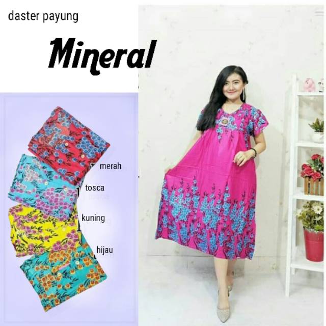 Daster Payung Mineral - Ibu Ibu Baju Tidur