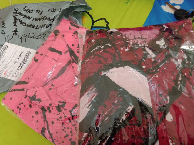 Gamis Batik Abstrak Pelangi Jumputan Gamis Twill Murah Motif Love Kombinasi