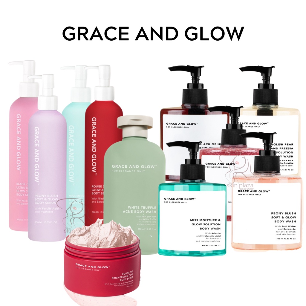 Grace and Glow Solution Body Wash Serum Special Wash White Truffle SCRUB Rouge540