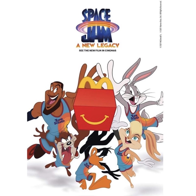 Mainan Happy Meal McD Toys Space Jam 2 A New Legacy McDonald Toy baru new segel