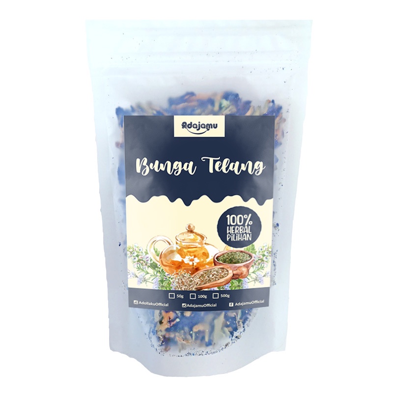 

Bunga Telang / Teh Bunga Telang / Bunga Telang Kering / Teh Telang / Bunga Telang Kering Organik / Telang Kering Murni 100% Isi 20pcs