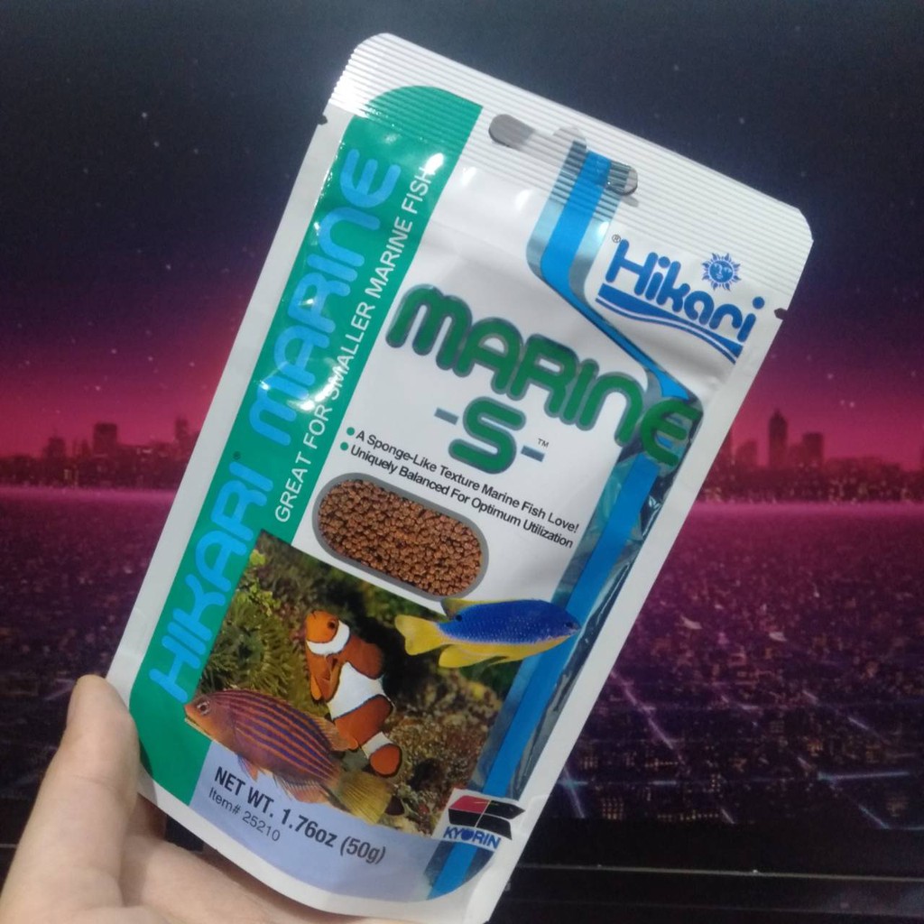 HIKARI MARINE S 50 GR - MAKANAN IKAN LAUT