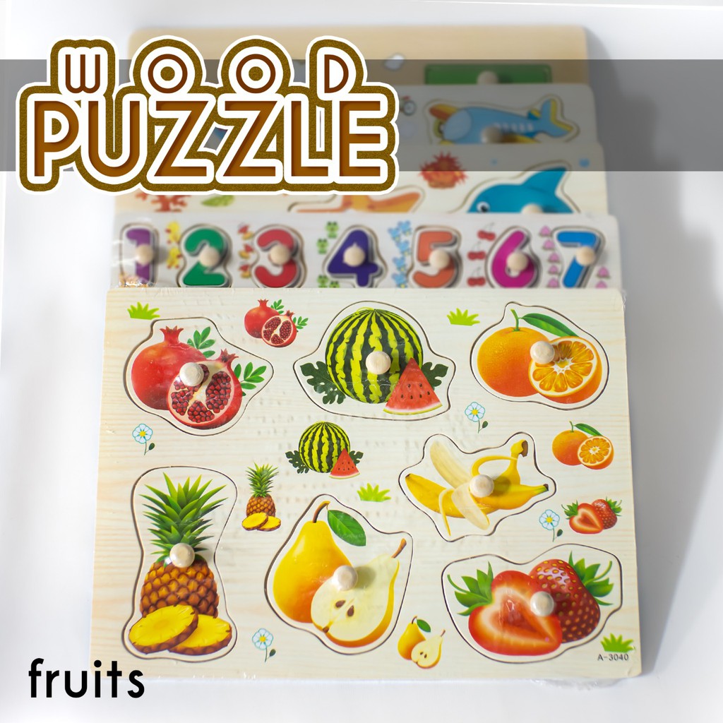 Puzzle Kayu Bergambar