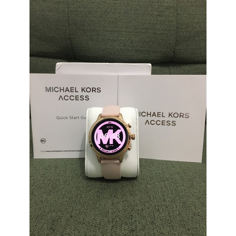 preloved smartwatch michael kors acces runaway rosegold