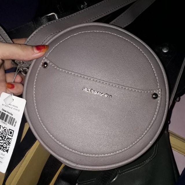 TAS SOPHIE MARTIN CLARYSA GREY T5388G3 IMPORT KULIT 