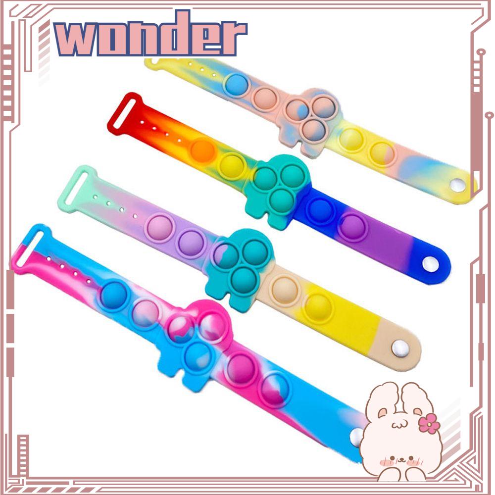 Wonderful Mainan Gelang Tangan Puzzle Tekan Bubble Popits Spaceman Anti Stres Untuk Anak