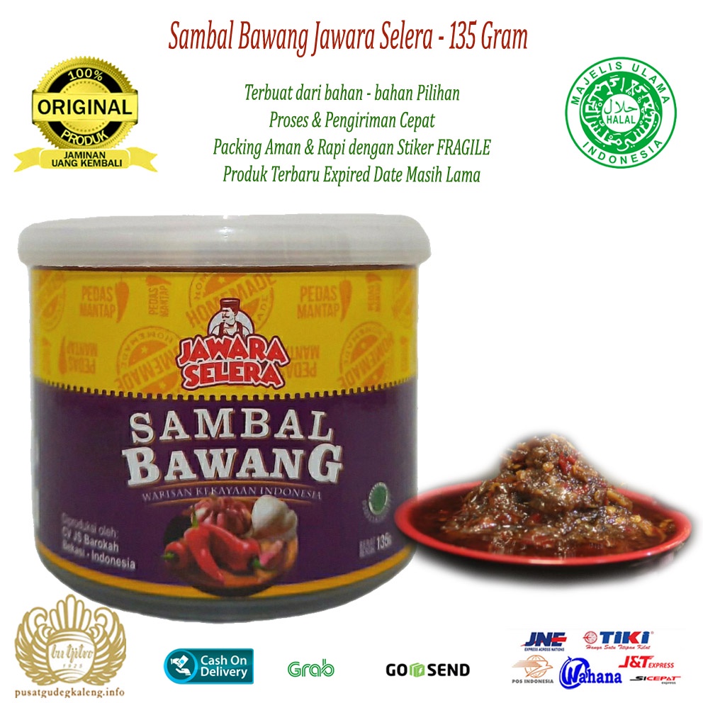 Sambal Bawang JS Jawara Selera - 135 Gram