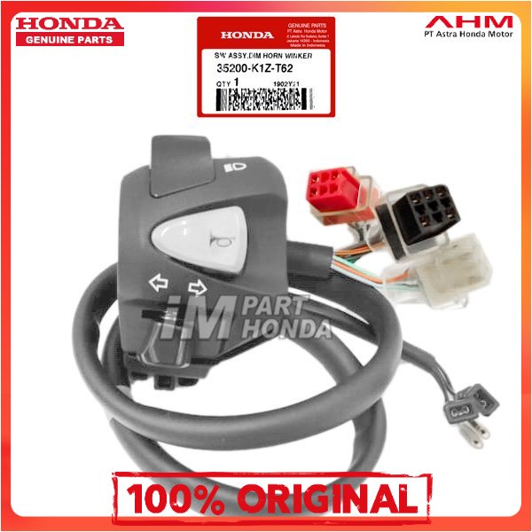 *Ori Ahm ❗️❗️ Holder Kiri Tombol Dimmer Klakson Riting PCX 160 Hybrid eHEV 35200-K1Z-T62 35200K1ZT62