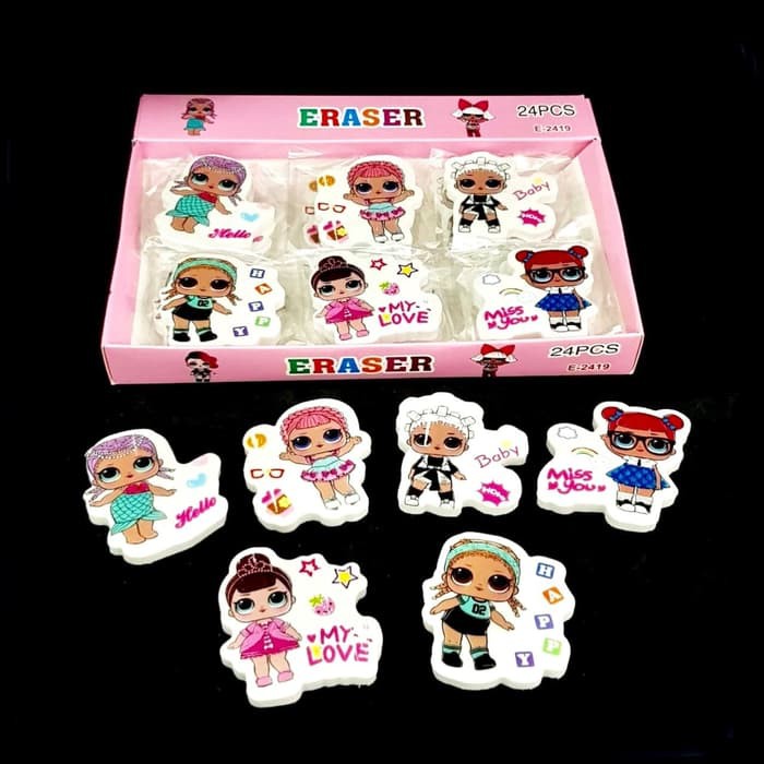 

Stip Penghapus Lucu LOL (isi 24 pcs)