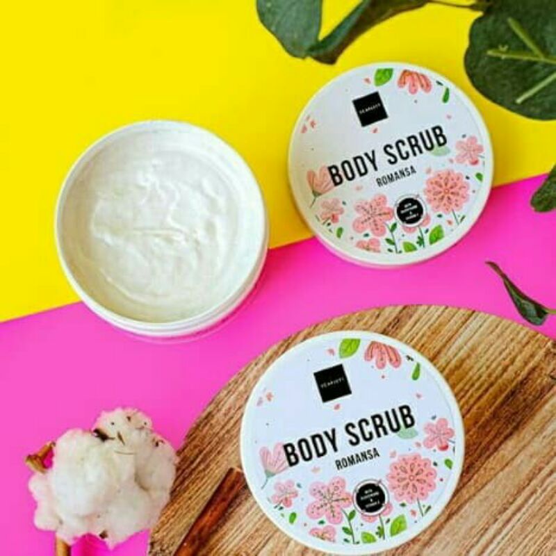 Whitening Body Scrub Romansa Scarlett Original by Felicya Angelista