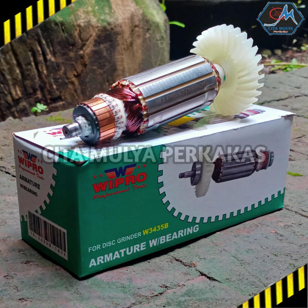 Wipro Armature / Angker W3435B Untuk Mesin Gerinda Wipro W3435B