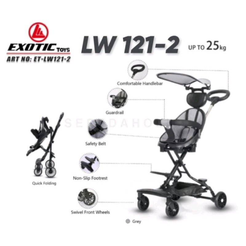 WER chair stroller exotic Lw 121 LW 212 pacific cabin balita kursi dorong