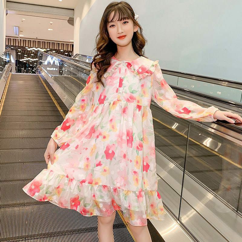 Dress Anak Perempuan Import Flower Zimmer