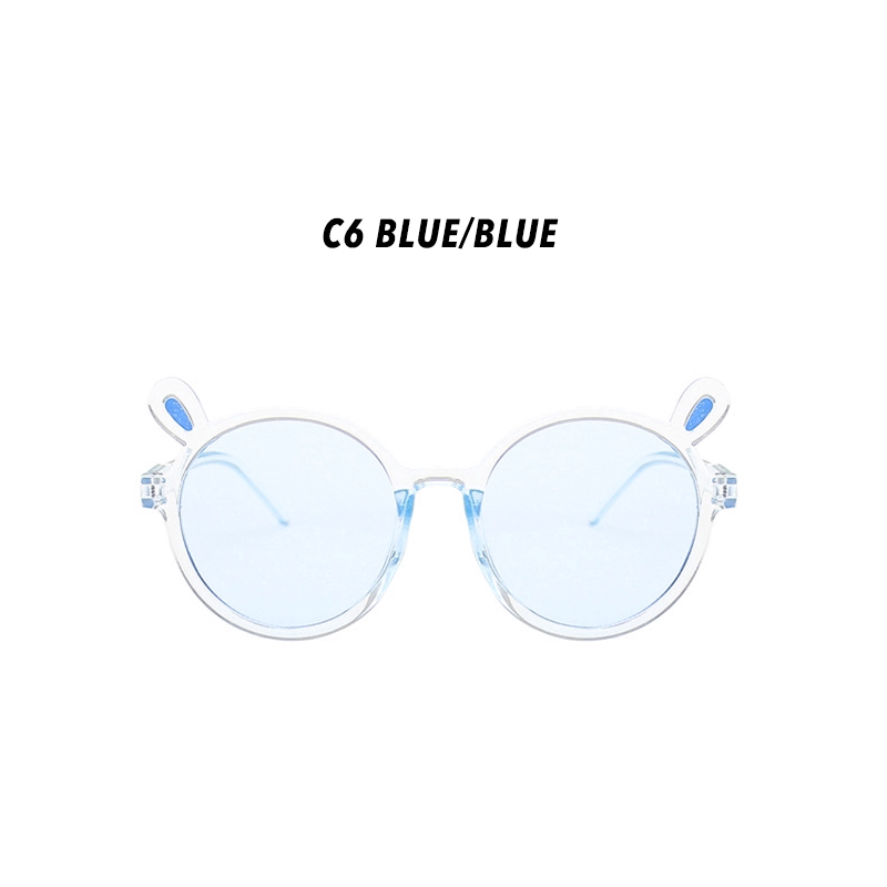 (YUZHU) Bayar di Tempat Candy Color Cute Kids Kacamata Hitam Boys Girls Eyewear
